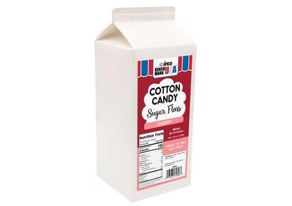Winco 82003, Benchmark Cotton Candy Floss- Cherry 3.25lb