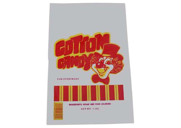 - Winco 83001 Poly Cotton Candy Bags, 100 Bags/PK