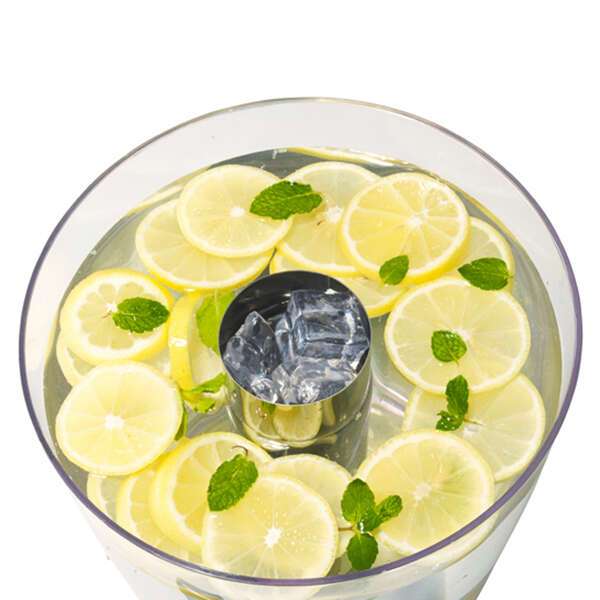 904, Stainless Steel Cold Beverage Dispenser with Ice Core, EA