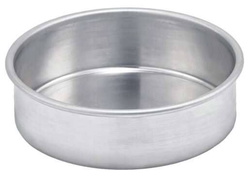 - ACP-042 4-Inch Dia x 2-Inch H Aluminum Layer Cake Pan, EA