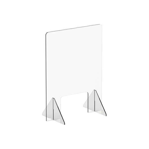 Winco ACSS-2432W, 24x32x14-Inch Clear Acrylic Countertop Safety Shield with 12x8-Inch Window (Discontinued)