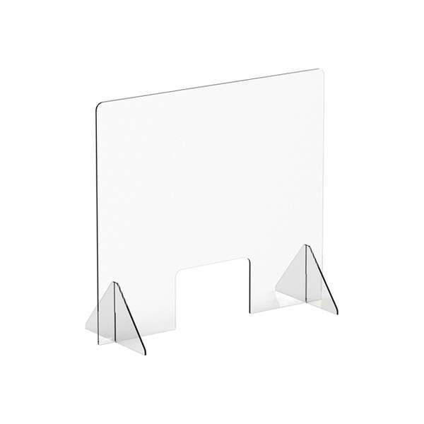 Winco ACSS-3632W, 36x32x14-Inch Clear Acrylic Countertop Safety Shield with 12x8-Inch Window (Discontinued)
