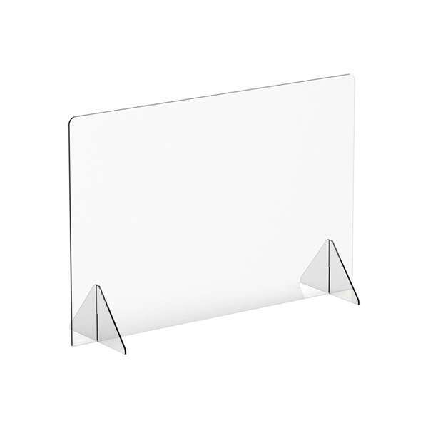 Winco ACSS-4832, 48x32x14-Inch Clear Acrylic Countertop Safety Shield (Discontinued)