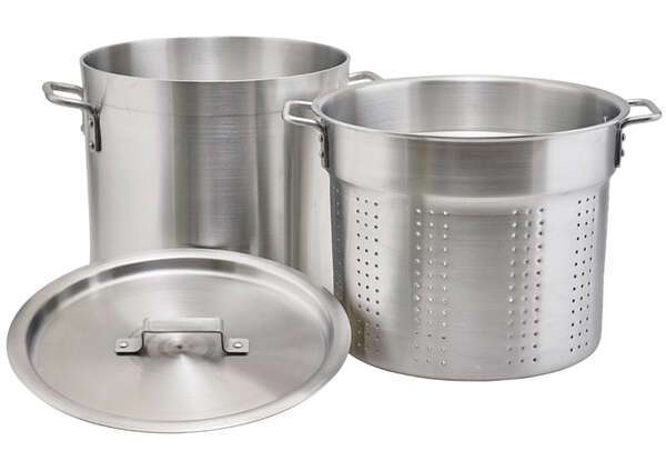 Winco ALDB-20S, 20-Quart Aluminum Steamer Set (Discontinued)