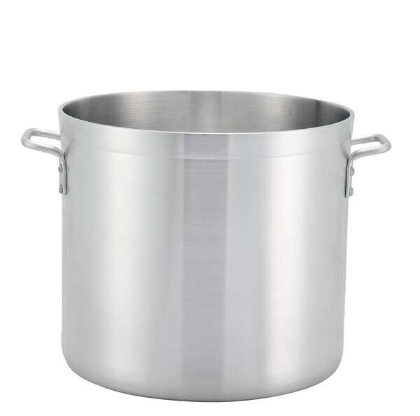 Winco ALHP-120, 120-Quart 19.5-Inch High Extra-Heavy Aluminum Stock Pot with 21.7-Inch Diameter, NSF (Discontinued)