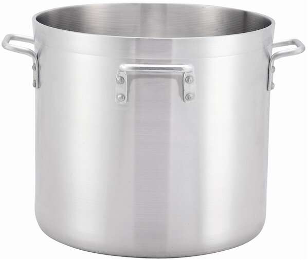Winco ALHP-120H, 120-Quart Precision Aluminum Stock Pot with 4 Handles (Discontinued)