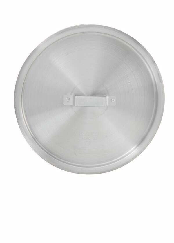 Winco ALPC-60, Aluminum Stock Pot Cover for 60-Quart Pots and 24-Quart Braziers (Discontinued)