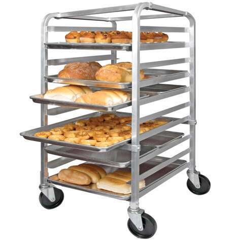 Winco ALRK-10, 10-Tier Aluminum Sheet Pan Rack, NSF