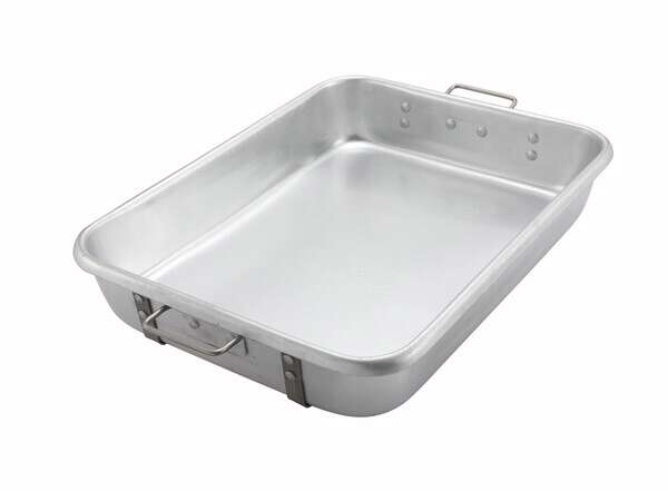 - ALRP-1824, Aluminum Roasting Pan with Straps