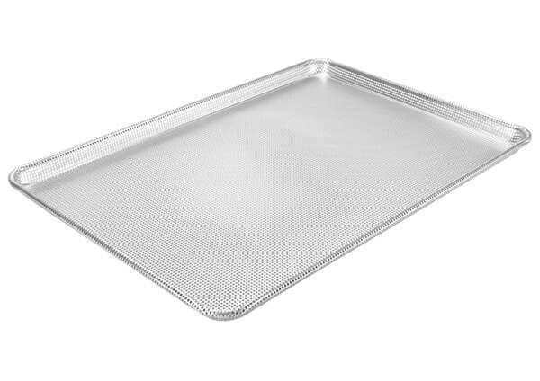 - ALXN-1826P, 18x26-Inch Full-Size Closed Bead 16-Gauge Aluminum Perforated Sheet Pan, NSF