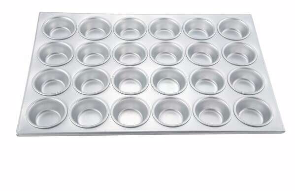 - AMF-24, 20.5x14-Inch 24-Compartment Aluminum Muffin Pan