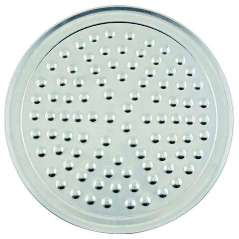 Winco APZN-10, Aluminum Wide Rim Pizza Tray with Nibs, 10" (Discontinued)