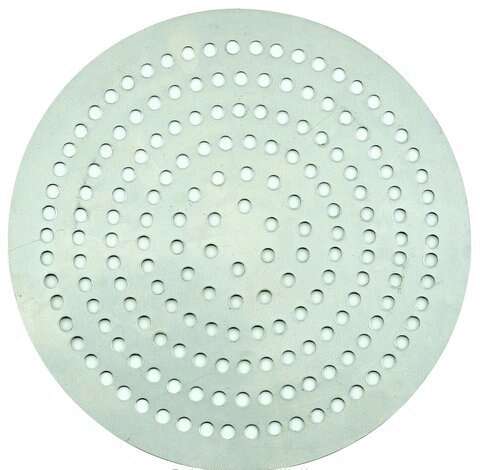 - APZP-17SP, 17-Inch, 550 Holes Aluminum Super-Perforated Pizza Disk