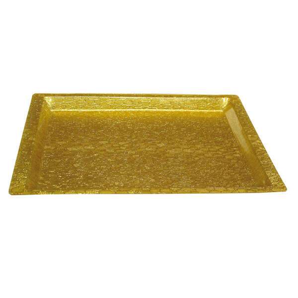 Winco AST-2G, Full-Size Gold Textured Acrylic Display Tray (Discontinued)