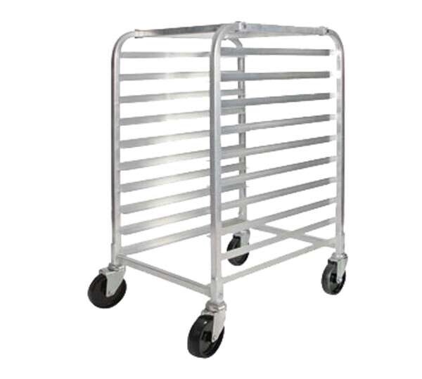 - AWRK-10, 10-Tier Aluminum Rack, Welded, NSF