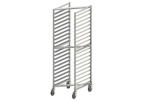 - AWZK-20, Welded 20-Tier Rack for Aluminum Sheet Pans, Nesting Style, 3-inch Spacing, NSF