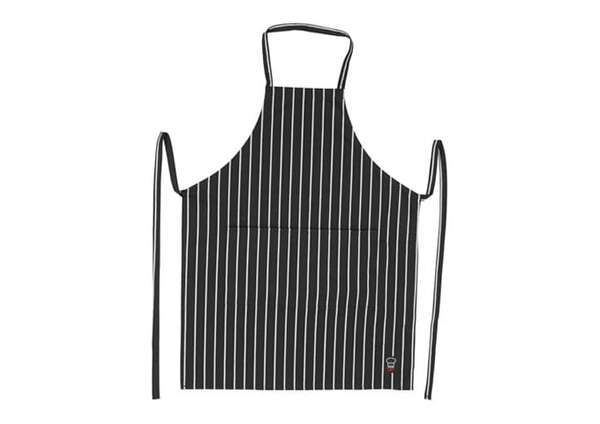Winco BA-3427CS 33.5x27-Inch Chalkstripe Bib Apron, EA