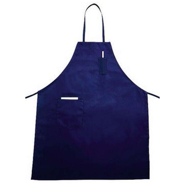 - BA-PBL, 31x26-Inch Blue Full Length Bib Apron with Pocket