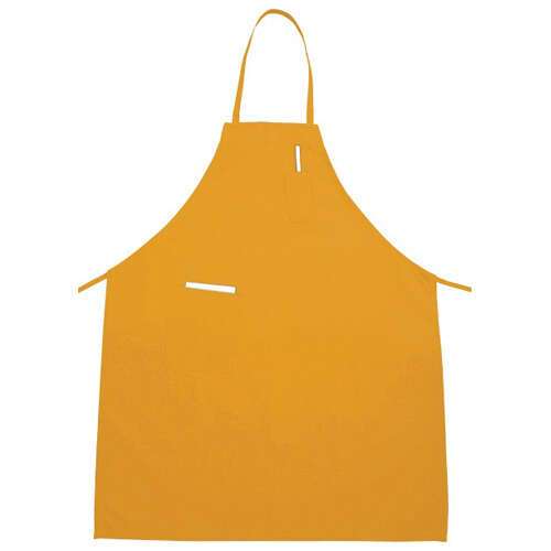 Winco BA-PYL, 31x26-Inch Yellow Full Length Bib Apron with Pocket (Discontinued)