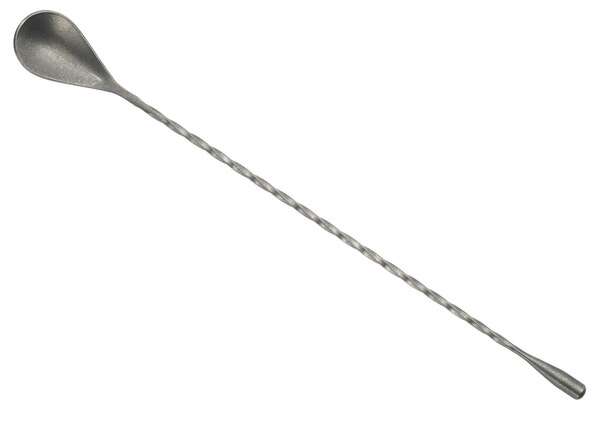 - BABS-12CS, 12-Inch 18/8 Stainless Steel Bar Spoon, Crafted Steel Finish