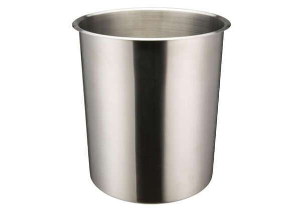 Winco BAMN-8.25, 8.25-Quart Stainless Steel Bain Marie Pot w/o Lid, NSF