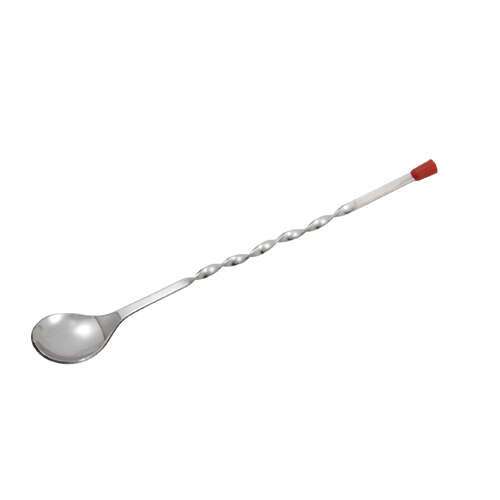 - BPS-11, 11-Inch Bar Spoon with Red Knob