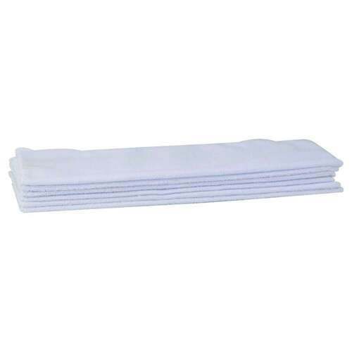 - BTM-16W, 16x16-Inch White Microfiber Bar Towel, 6-Piece Pack