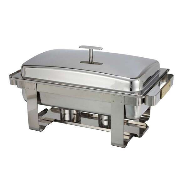 Winco C-6080, 8-Quart Full Size Dallas Chafer, Stainless Steel (Discontinued)