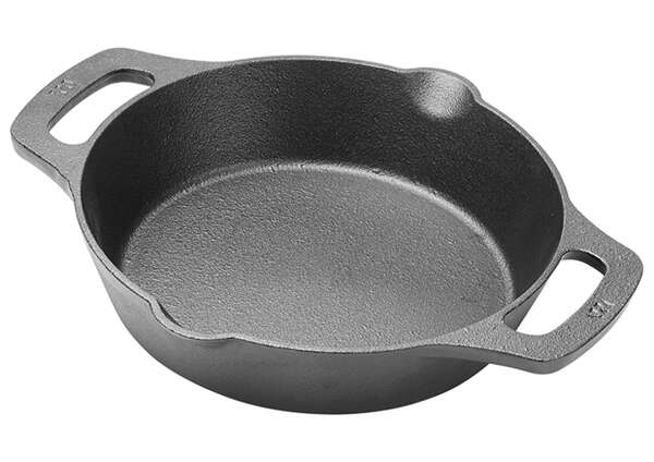- CASD-10, 10-Inch Dia FireIron Cast Iron Skillet with Dual Handles, EA