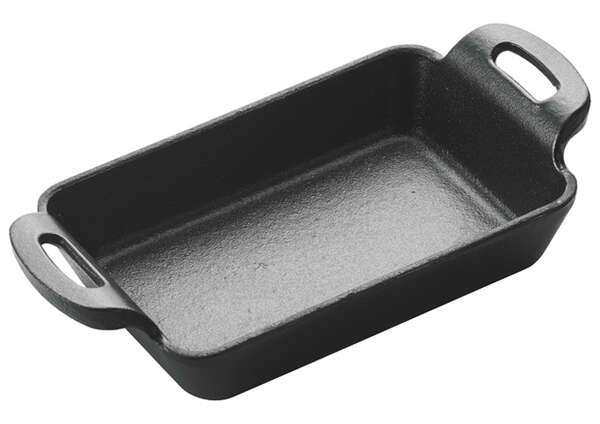 CASM-5RT, 5.8X4-Inch 10 Oz FireIron Rectangular Mini Cast Iron Server, EA