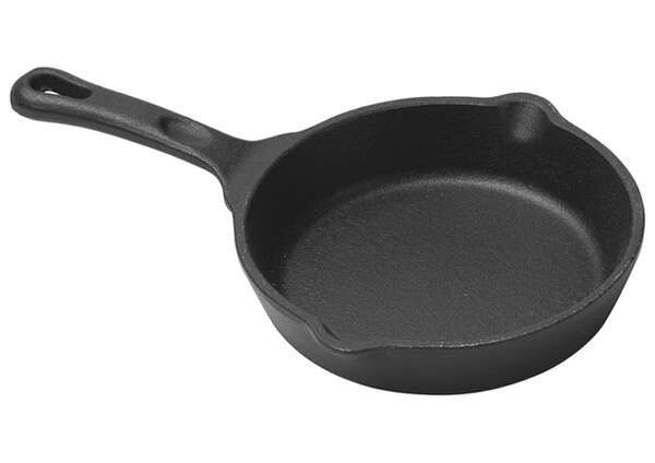 - CAST-5, 4.8-Inch Dia FireIron Mini Cast Iron Skillet, EA