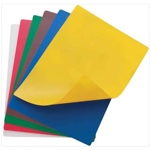Winco CBF-1824, 18x24-Inch Flexible Cutting Mats, 6 Colors in Set