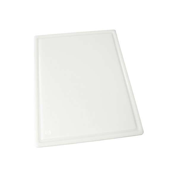 Winco CBI-1824, 18x24x0.5-Inch Grooved White Cutting Board, NSF