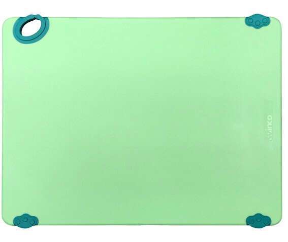 Winco CBK-1520GR 15x20x0.5-Inch STATIK BOARD™ Green Cutting Board with Hook, EA