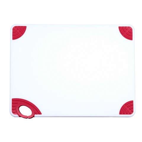 - CBN-1218RD, 12x18x0.5-Inch Cutting Board with Hook, Red, NSF