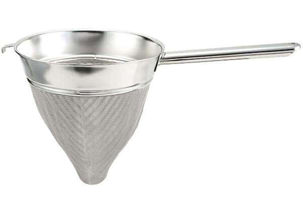 - CCB-10, 10-Inch Stainless Steel Bouillon Strainer, Extra Fine Mesh
