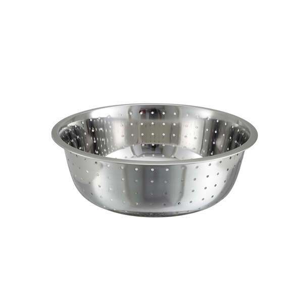 - CCOD-15L, 15-Inch Stainless Steel Chinese Colander with 5 mm Holes