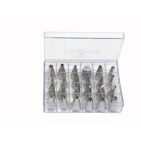 - CDT-24, 24-Piece 18-8 Stainless Steel Decorating Tube Set