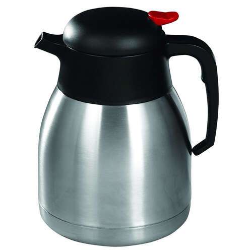 - CF-1.2, 1.2-Liter Stainless Steel Body and Liner Carafe with Push Button Top