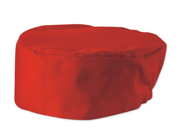 - CHPB-3RR, Red Ventilated Regular Pillbox Hat, Regular Size, EA