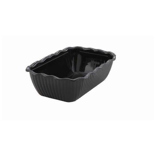 - CRK-10K, 10x7x3-Inch Medium Black-Colored Deli Crock