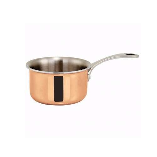 - DCSP-3C, 3.5-Inch Tri-Ply Mini Sauce Pan, Copper Plated, 11 Oz