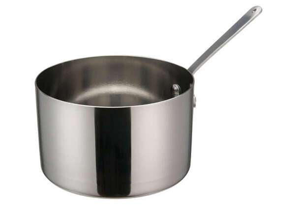 Winco DCWA-106S, 5-Inch Dia Stainless Steel Mini Sauce Pan with Long Handle (Discontinued)