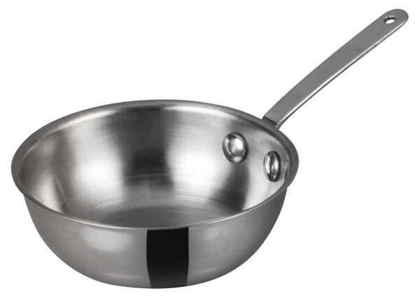 - DCWD-102S, 4-Inch Dia Stainless Steel Mini Wok Pan