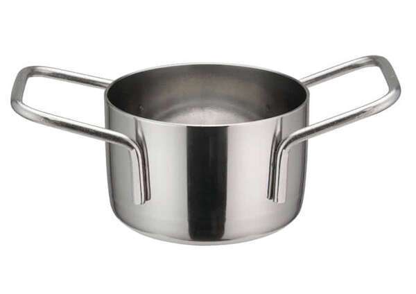 Winco DCWE-101S, 2.75-Inch Dia Stainless Steel Mini Casserole Pot, 2 Handles (Discontinued)