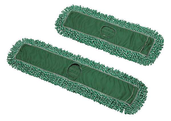 - DMM-36H, 36x5-inch Premium Green Dust Mop Refill, Microfiber Blend, EA