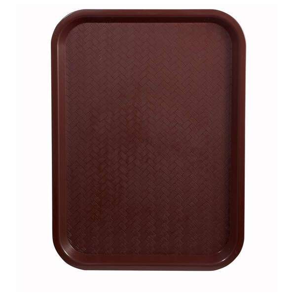 - FFT-1216U, 12x16-Inch Burgundy Plastic Fast Food Tray