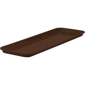 Winco FGMT-0926B, 9x26-Inch Brown Rectangular Fiberglass Market Tray, NSF (Discontinued)