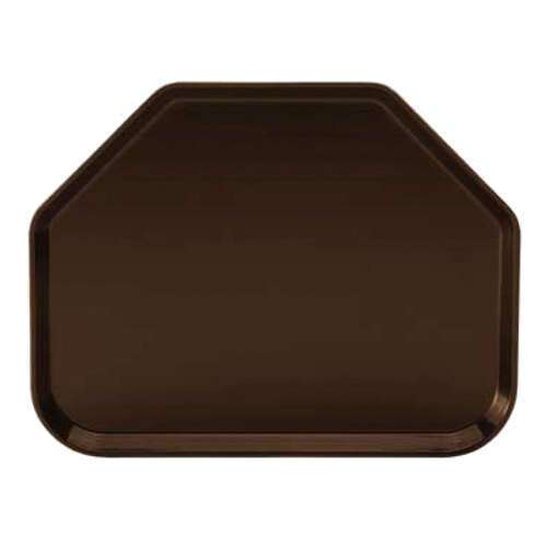 Winco FGTT-1814B, 18x14-Inch Brown Trapezoid Fiberglass Market Tray, NSF (Discontinued)