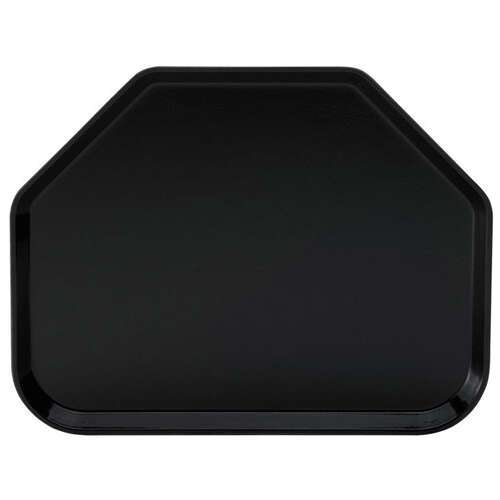 Winco FGTT-1814K, 18x14-Inch Black Trapezoid Fiberglass Market Tray, NSF (Discontinued)